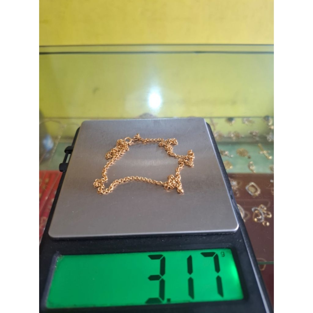 kalung gold - emas 22k - kadar 700 -harga murah