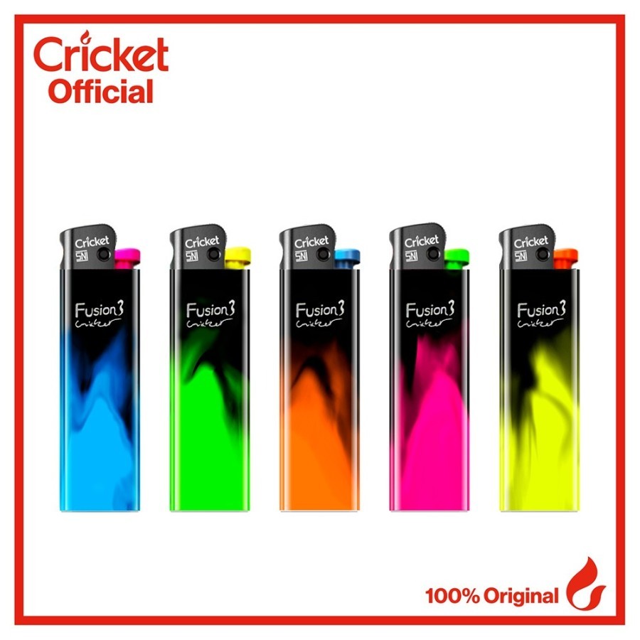 Korek Api Cricket Seri Fusion Intense- 5 Buah