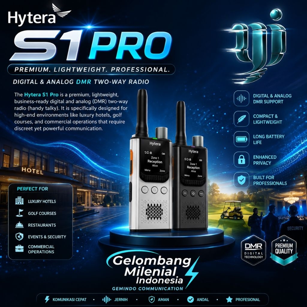 HT HYTERA S1 PRO DMR UHF