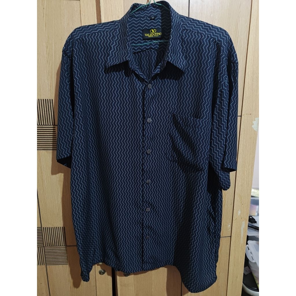BAJU KEMEJA PRIA VINTAGE VALENTINO UOMO ORI BEKAS