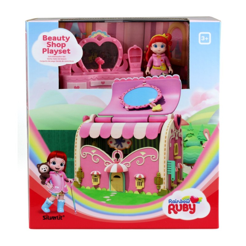 Rainbow Ruby Beauty Shop Playset RR-89056 Mainan Boneka