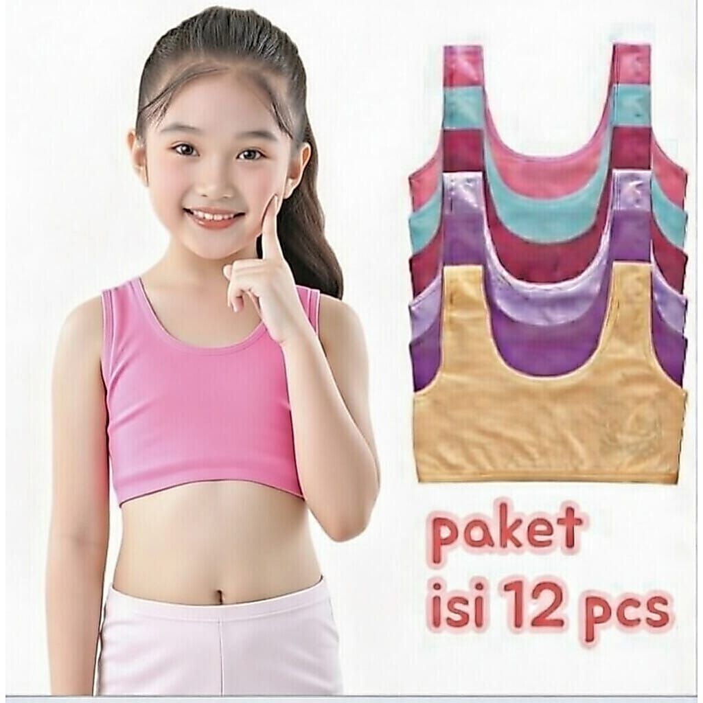 12pcs,Miniset Remaja,miniset anak SD/SMP,Bra motif Miniset Remaja