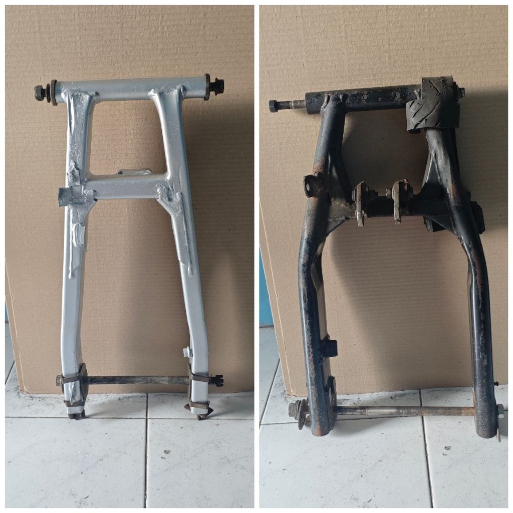 swing arm ori scorpio & arm kumis tapak lebar