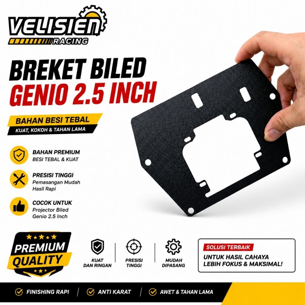 Breket Dudukan Projie Biled SE Turbo Genio 2.5 Inch