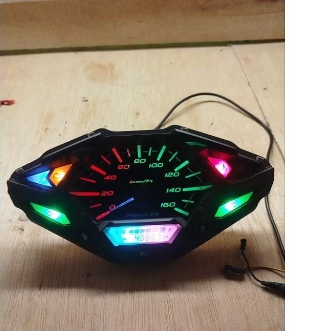 mesin speedometer honda vario 150 led old custom warna original copotan