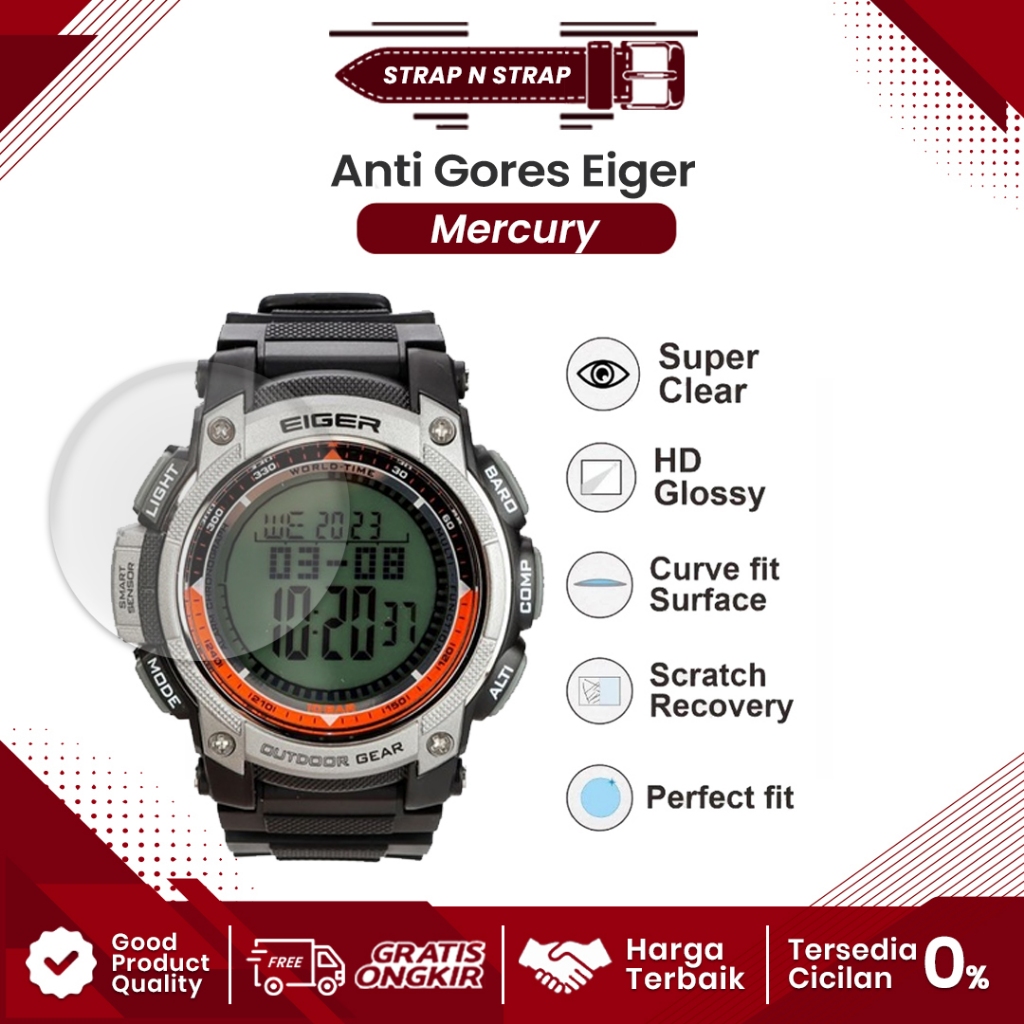 Anti Gores Jam Tangan EIGER MERCURY Hydrogel