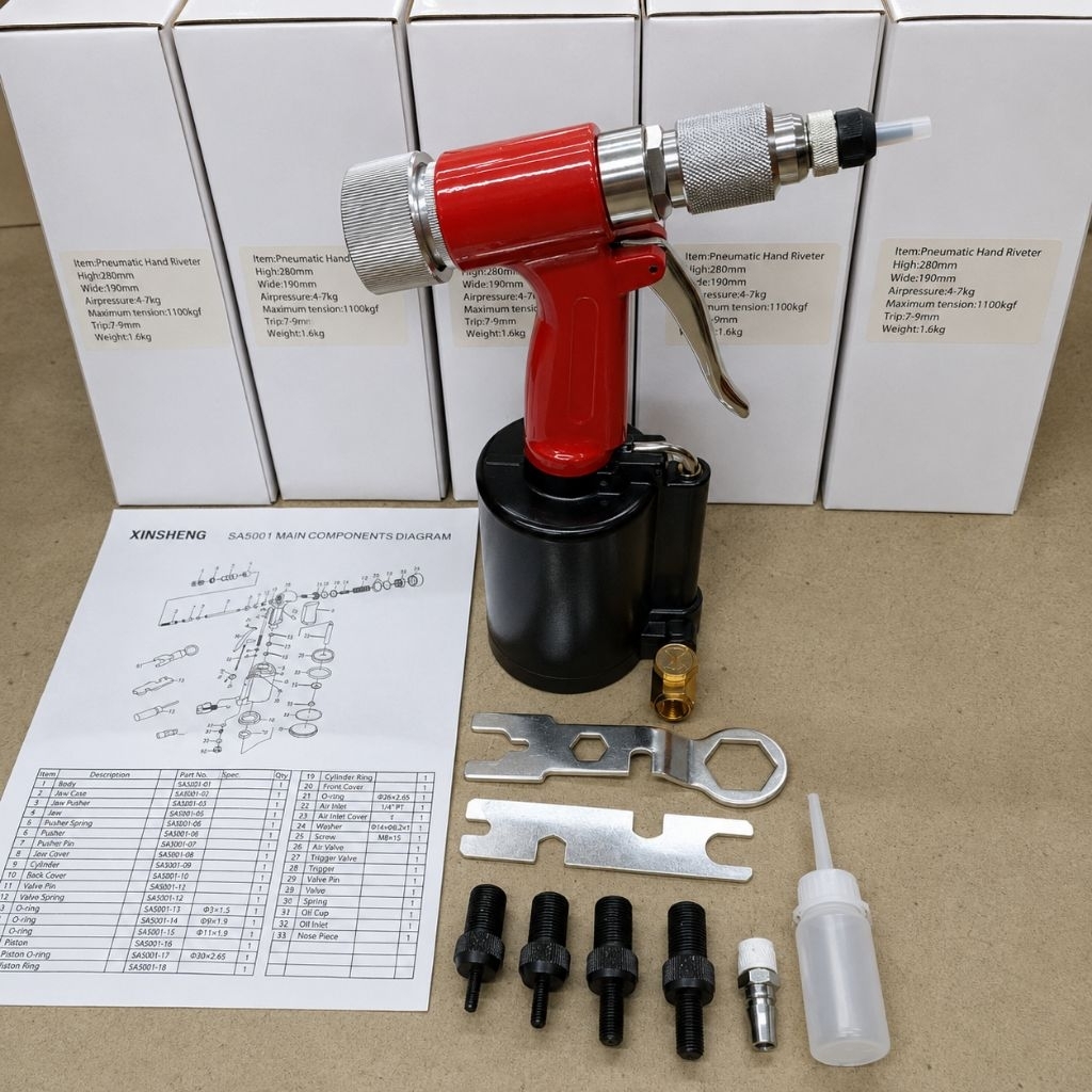 Tang Rivet Angin M4 - M10 Tang Rivet Nut Pnumatic