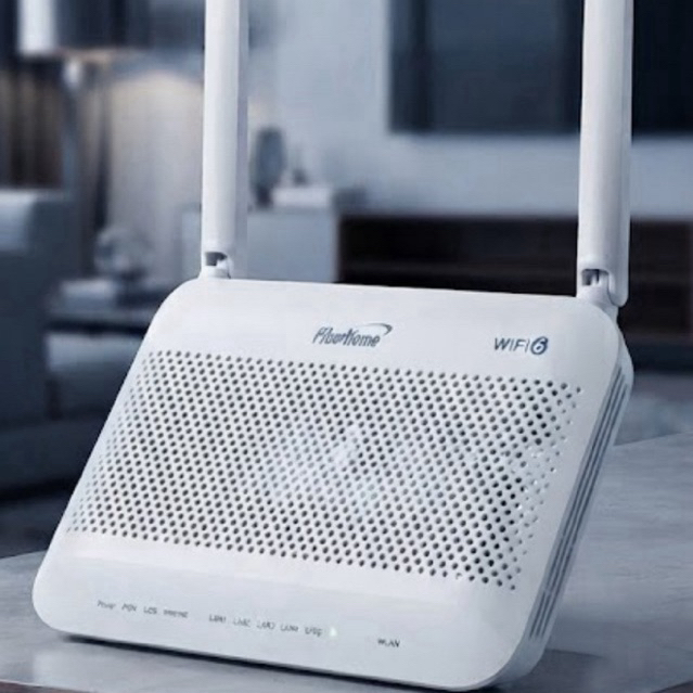 GPON ONT (5G & ADDWAN) FIBERHOME HG6145F1 & HG6045F3 WIFI 6 + ADAPTOR 12V
