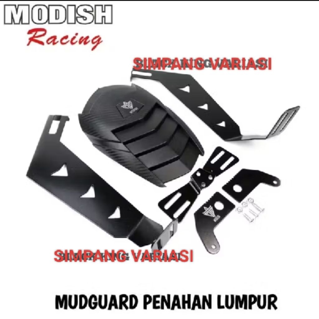 Mudguard Mud Guard karbon modish Motor pelindung lumpur motor spakbor belakang motor vixion byson cb