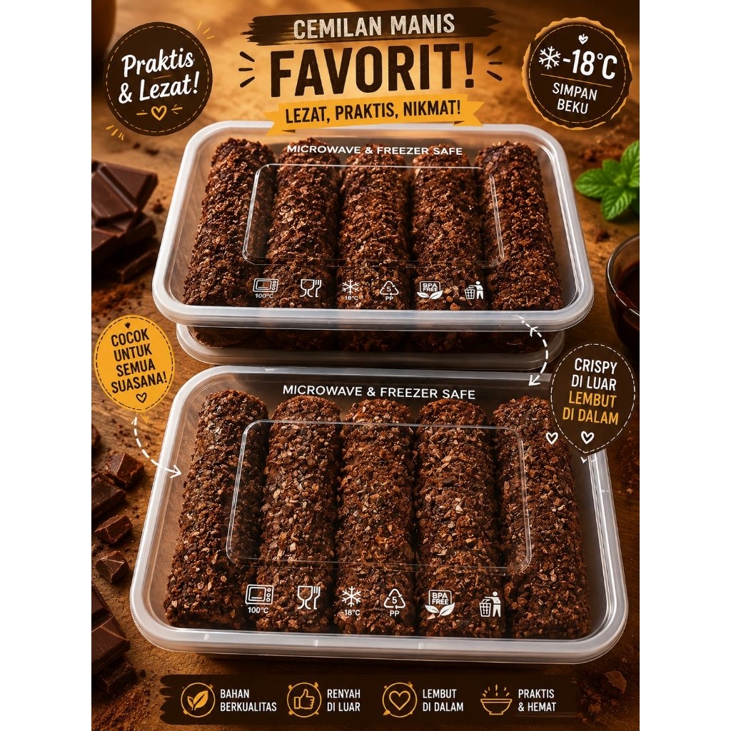 Risol coklat frozen