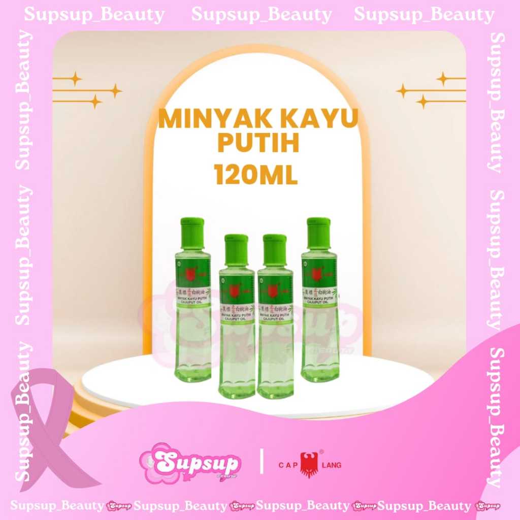 (ECER) Caplang minyak kayu putih 120ML - Caplang minyak kayu putih Plus 120ML