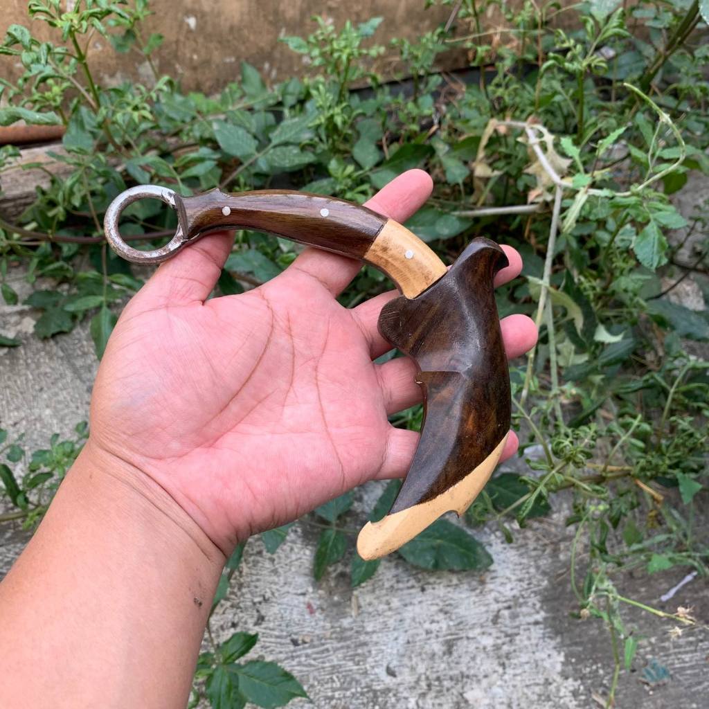 Kerambit Silat Kayu Aren Baja