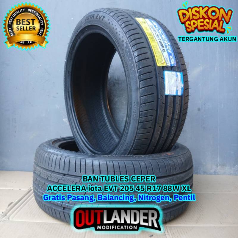 Ban Murah 205 45 R17 ACCELERA iota EVT 205 45 R17 Ban Mobil Ukuran 205 45 Ring 17