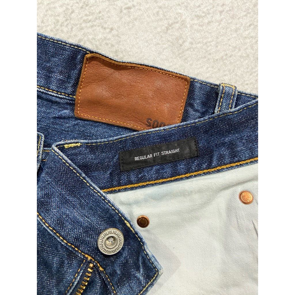 UNIQLO UJ S002 DARKBLUE RAW DENIM