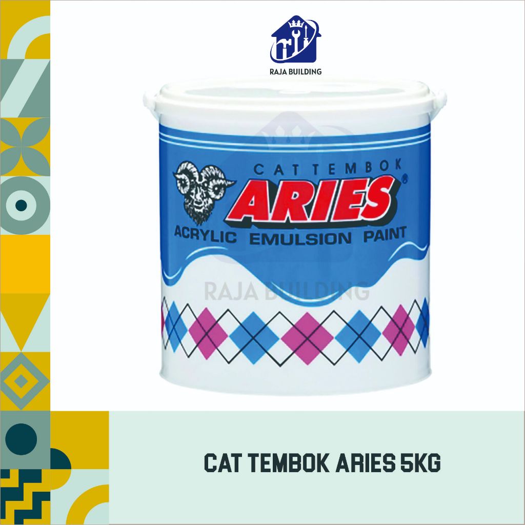 Cat Tembok Aries 5kg / Cat Aries / Cat Dinding Rumah Interior Berkualitas