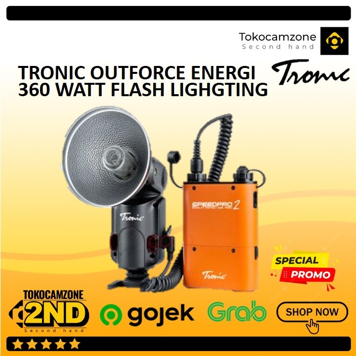 TRONIC OUTFORCE ENERGI 360 WATT FLASH LIGHTING STUDIO