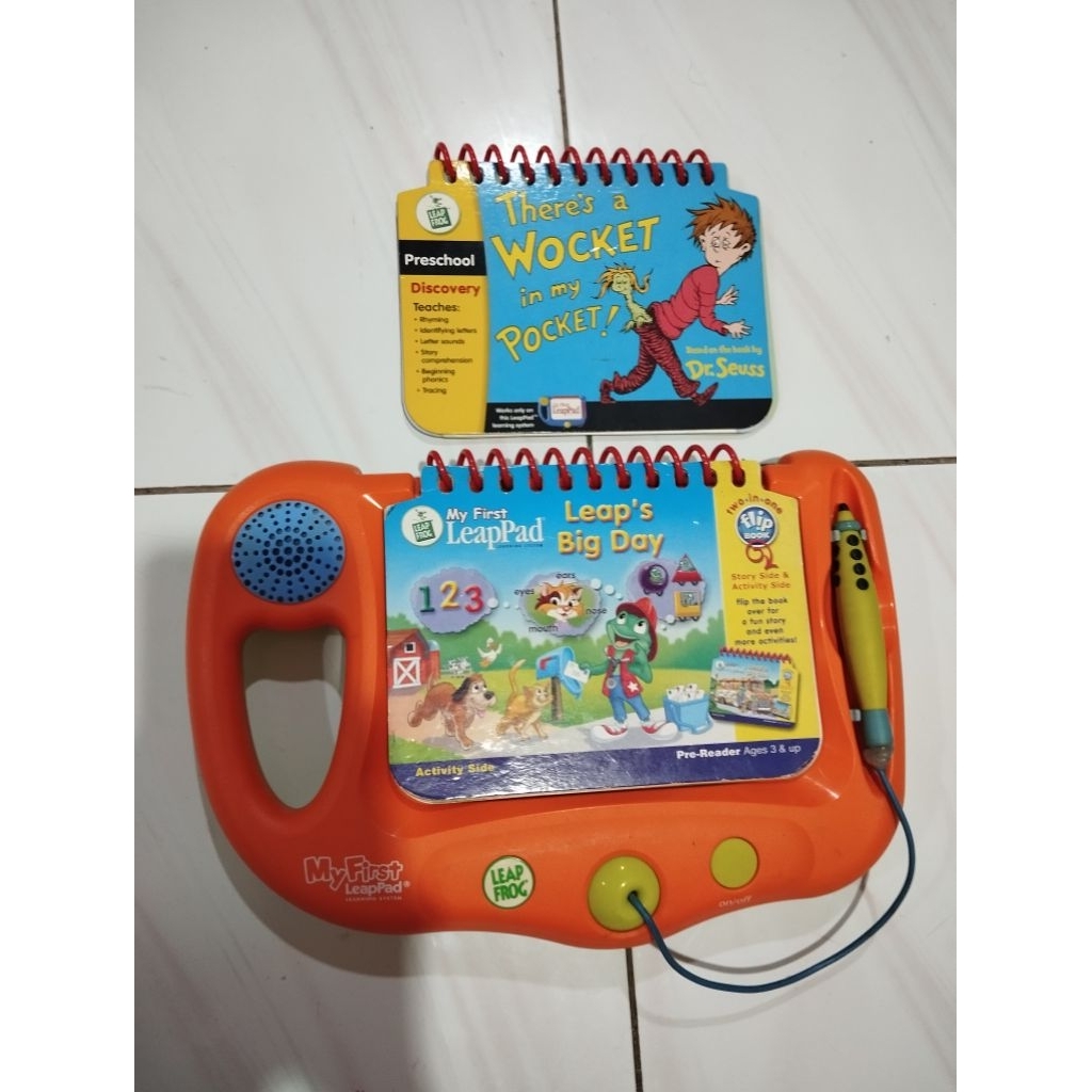 My First Leappad by Leapfrog 2 book dr Seuss Abc buku elektrik BUKAN Vtech ELC Happyland Fisher Pric
