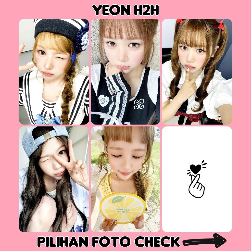 Photocard unoff YEON h2h kartu foto HD