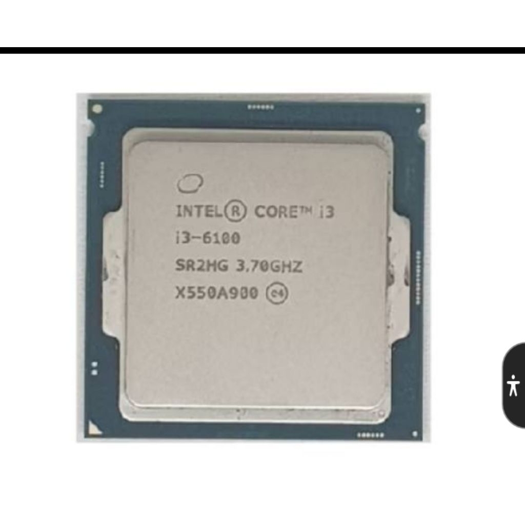 processor intel core i3 6100 gen 6