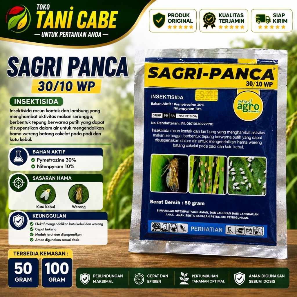 INSEKTISIDA SAGRI PANCA (PIMETROZIN & NITENPIRAM)HAMA WERENG