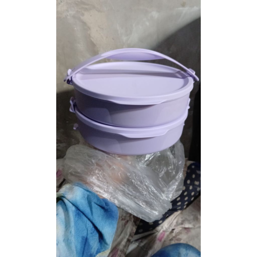 ctg round 880ml rantang ctg bulat tupperware rantang lilac 2 susun fun ctg ctg round rantang tupperw