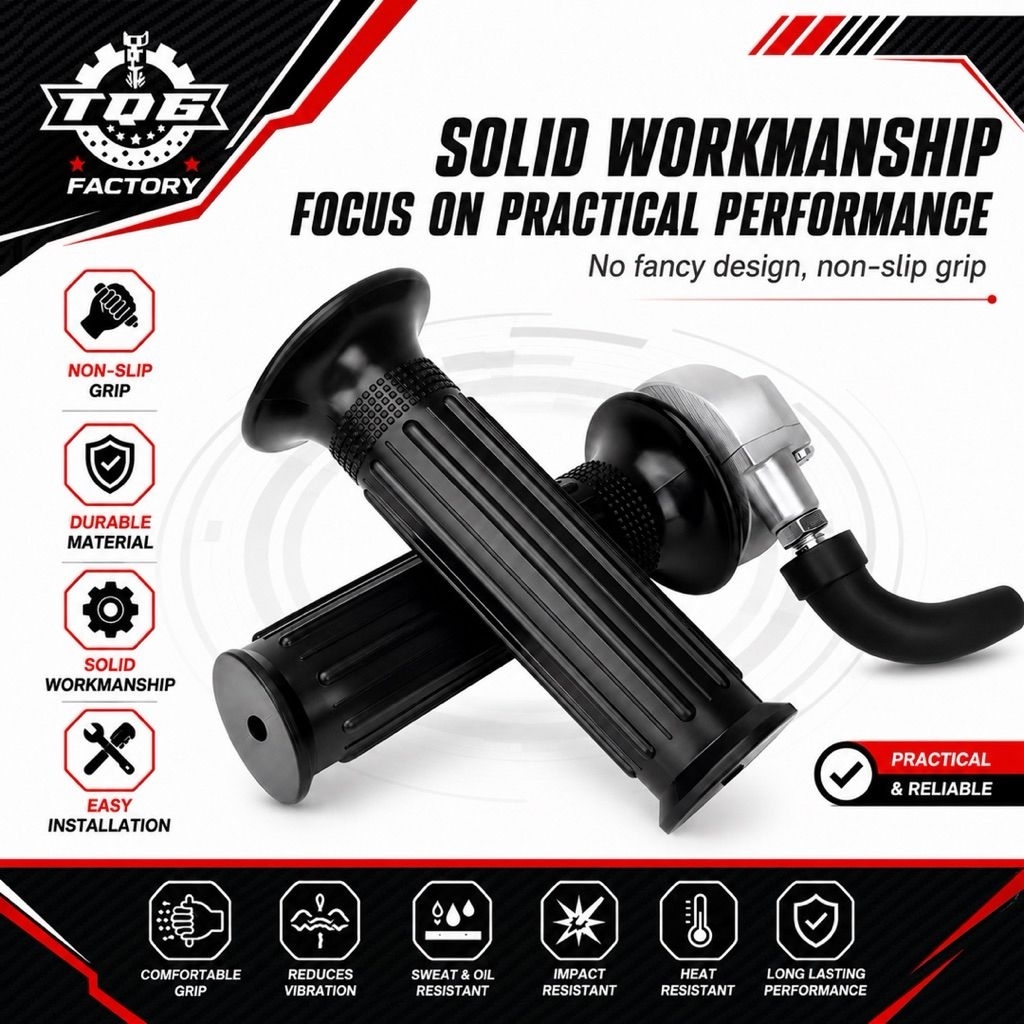 GAS SPONTAN ALMUNIUM ALLOY RQ6 FACTORY rm pro UNIVERSAL BEBEK MATIC SPORT WIN MIO CB NINJA FIZR GL V