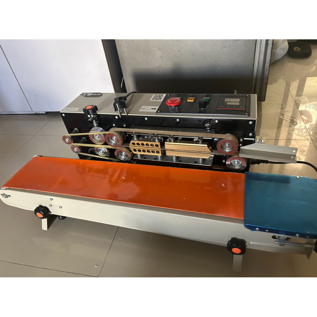 Mesin Continuous Band Sealer FRB-770 Horizontal | Mesin Sealer Plastik Otomatis 220V