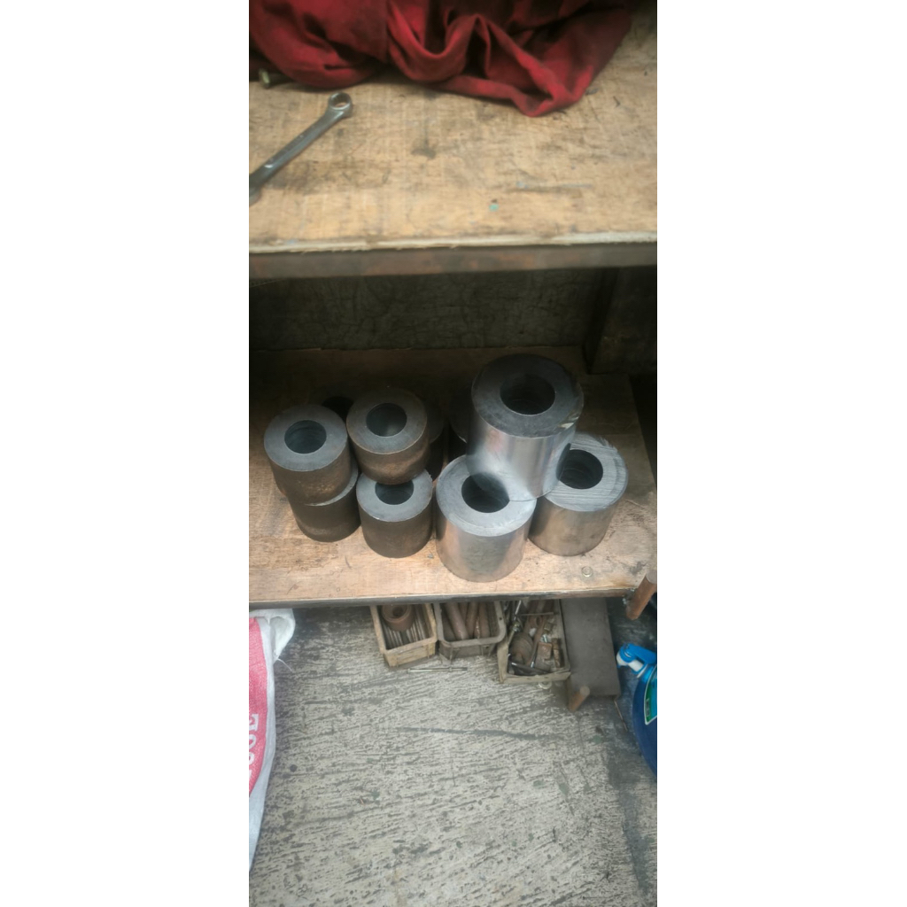 Besi pipa boring od 75 mm id 19 mm