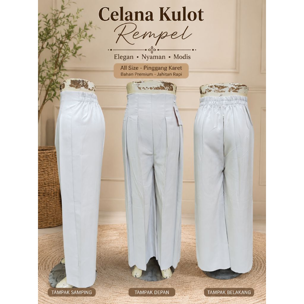 Celana Kulot Rempel wanita
