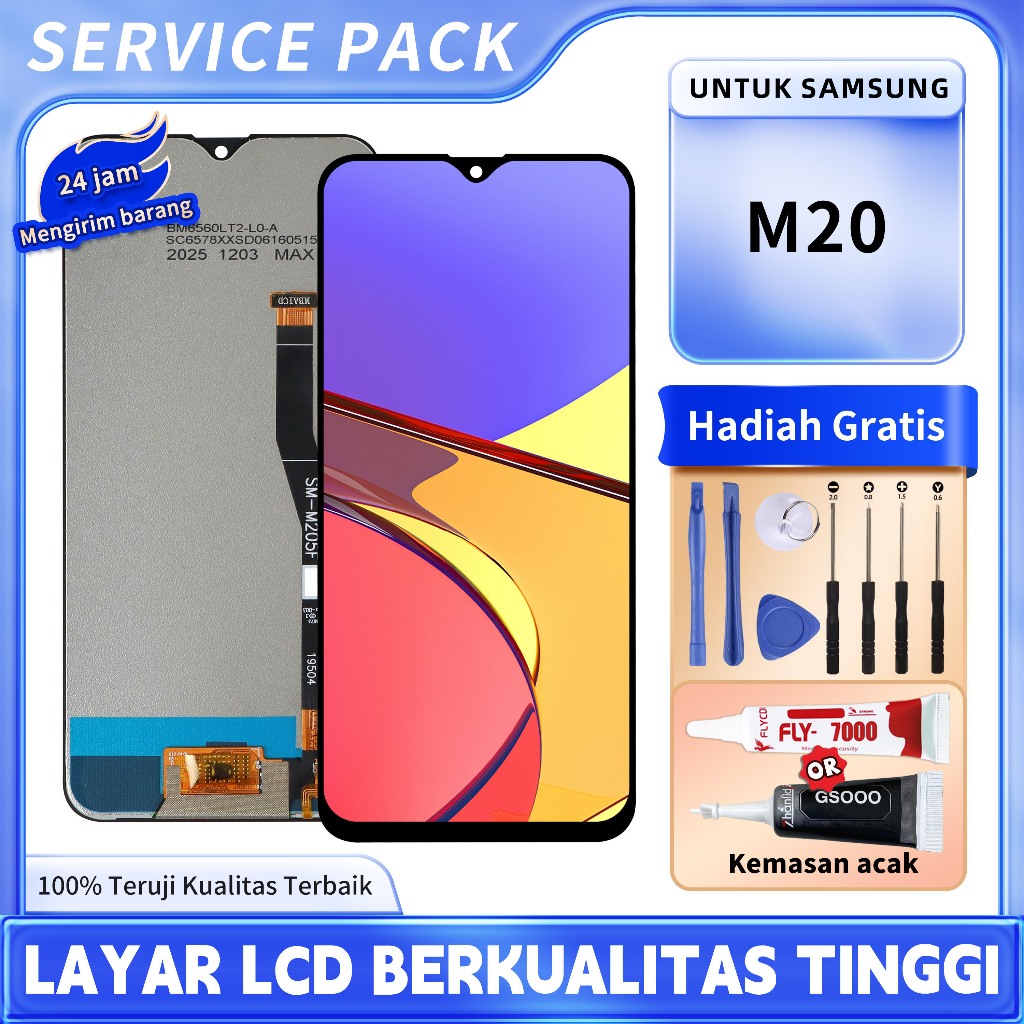 FLYCDI SERVICE PACK LCD SS M20 Fullset Display Screen Assembly Quick Replacement / HD