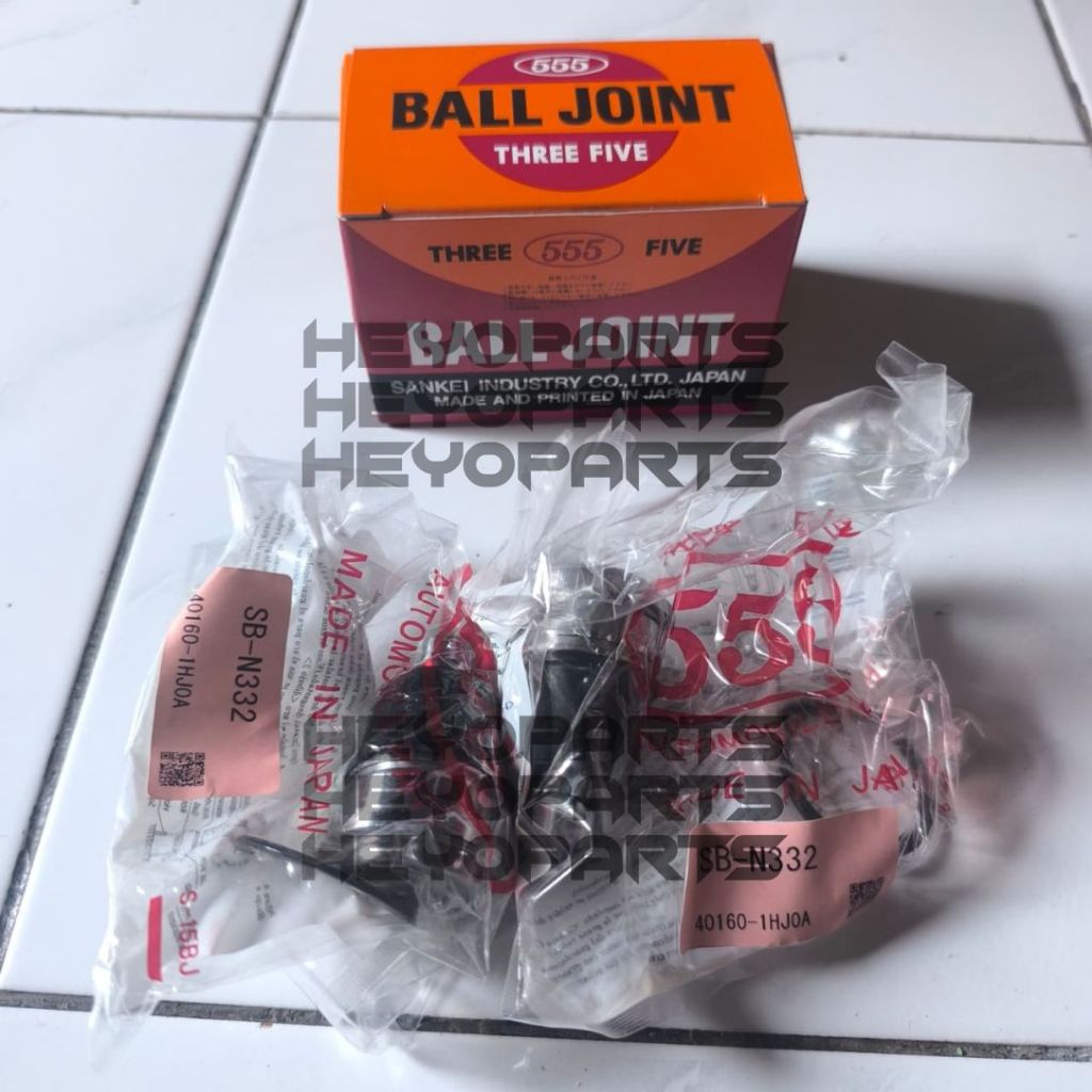 BALL JOINT DEPAN DATSUN GO - DATSUN GO+ PANCA CROSS 555 ASLI ORIGINAL