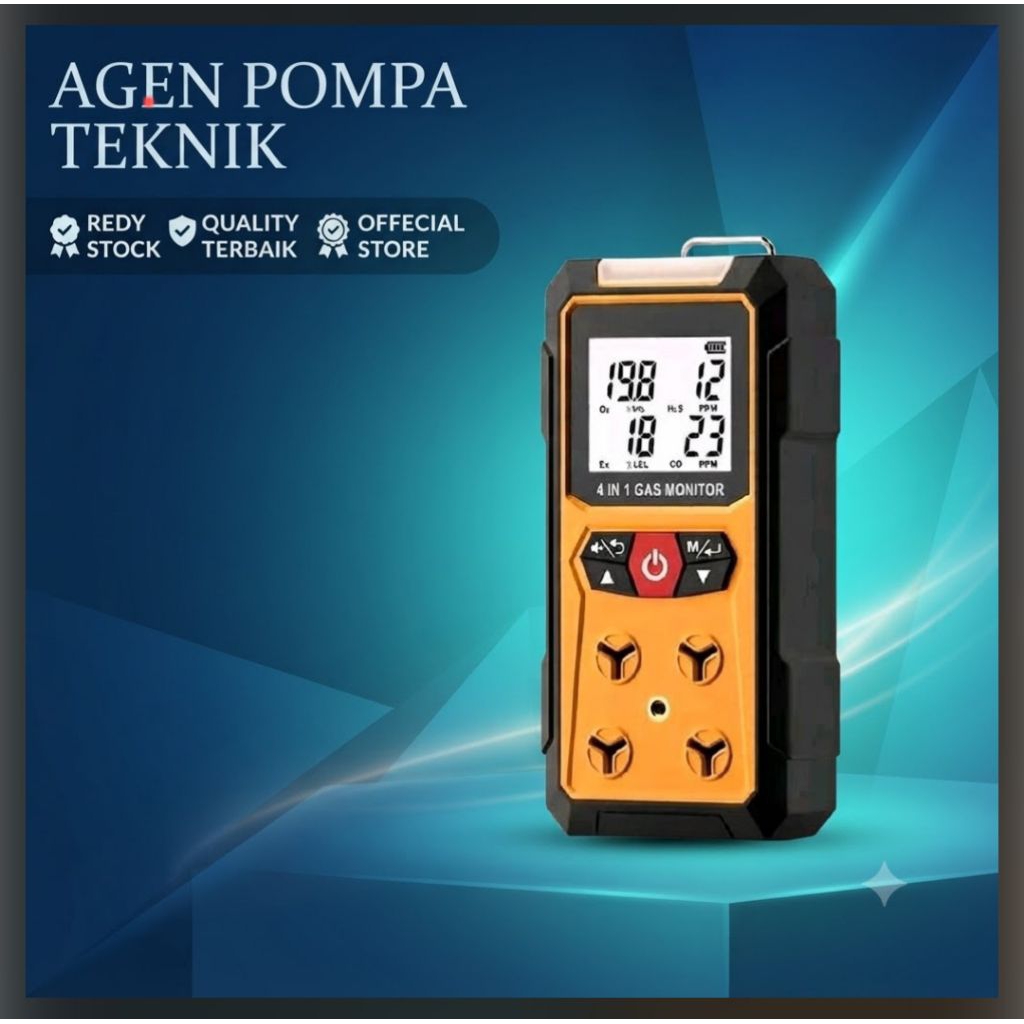 Gas Detector Sndway SW-7500A CO H2S O2 EX 4in1 Combustible LEL Sensor SW7500A Detektor Monitor SW-75