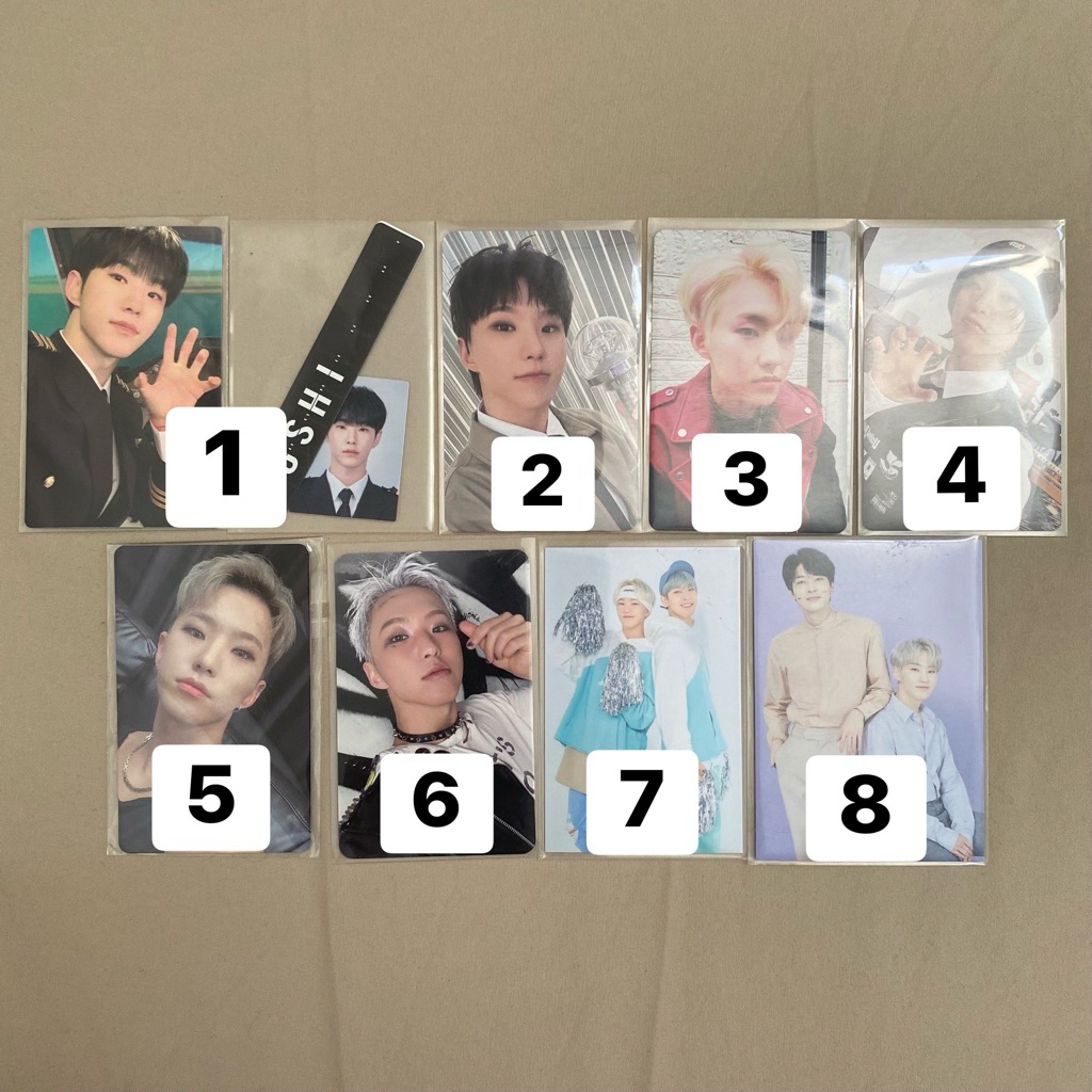 SEVENTEEN HOSHI PHOTOCARD OFFICIAL pc scoups choi seungcheol kkuma cimumu cheol its tc trading card 