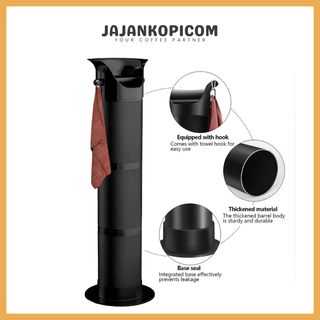 Knock Box Berdiri Espresso Kopi Knock Box Bin - Standing Knockbox Tinggi 85cm
