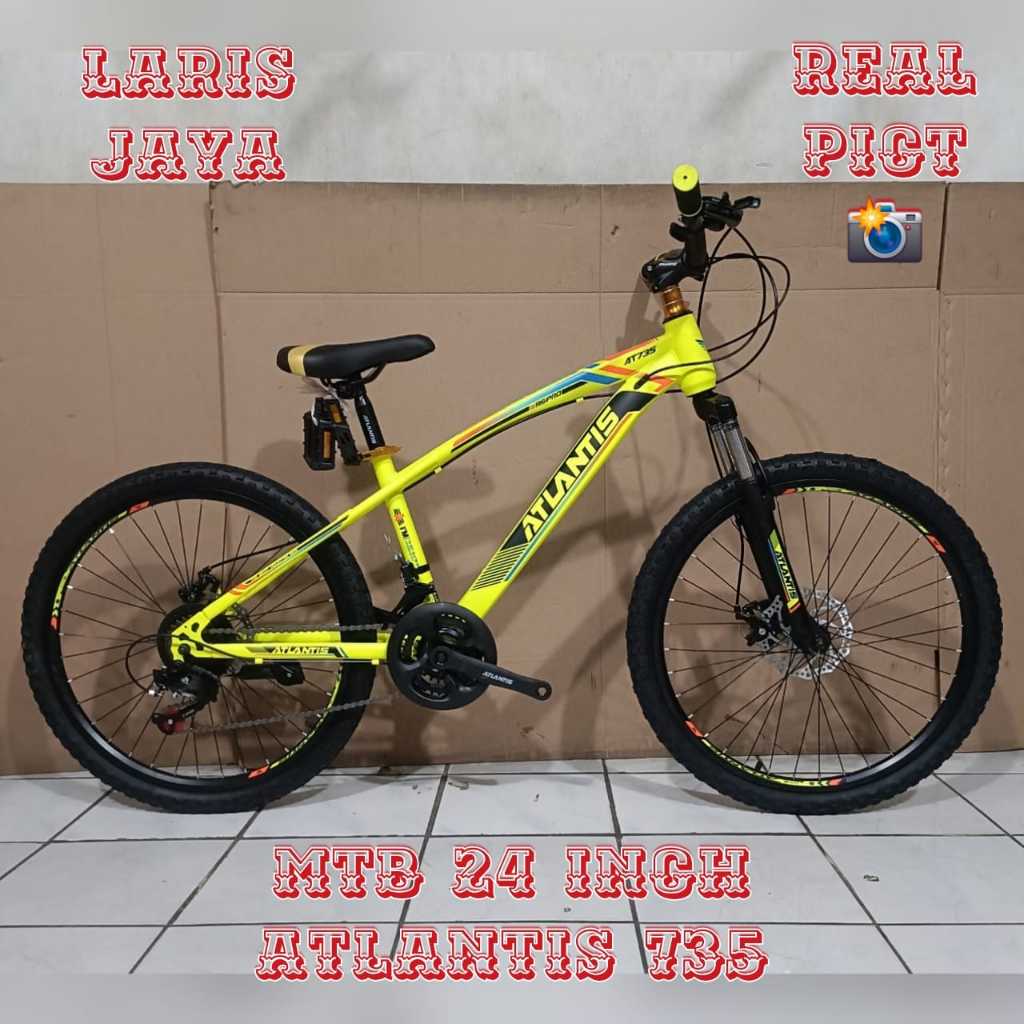 sepeda gunung mtb 24 inch atlantis AT-735 by atlantis terbaru