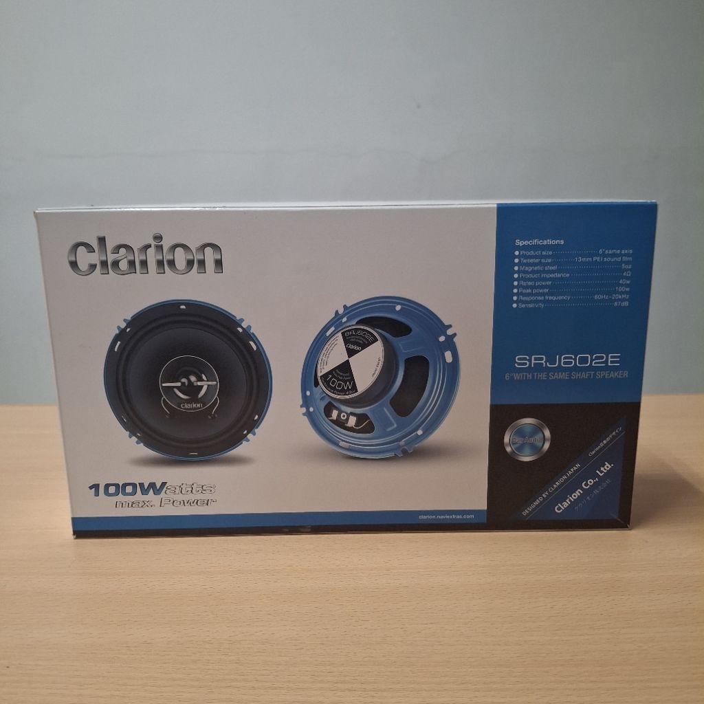 Speaker Coaxcial Clarion SRJ 602E 6.5 Inch / Speaker Mobil 6 Inch Clarion