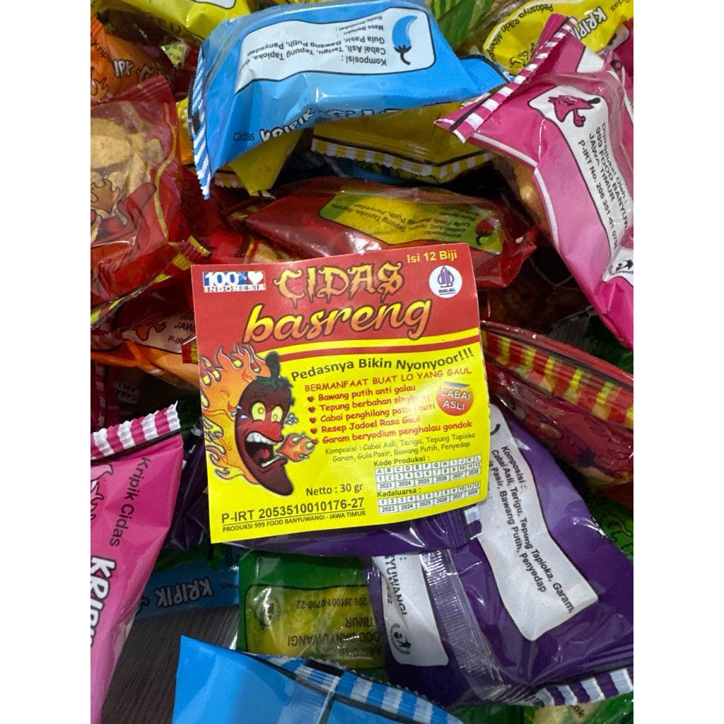 KRIPIK CIDAS - PEDASNYA BIKIN MBENGOOR 