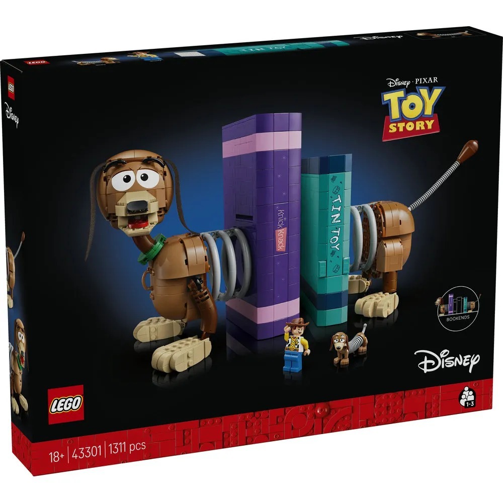 LEGO Disney Pixar 43301 Toy Story Slinky Dog Bookends