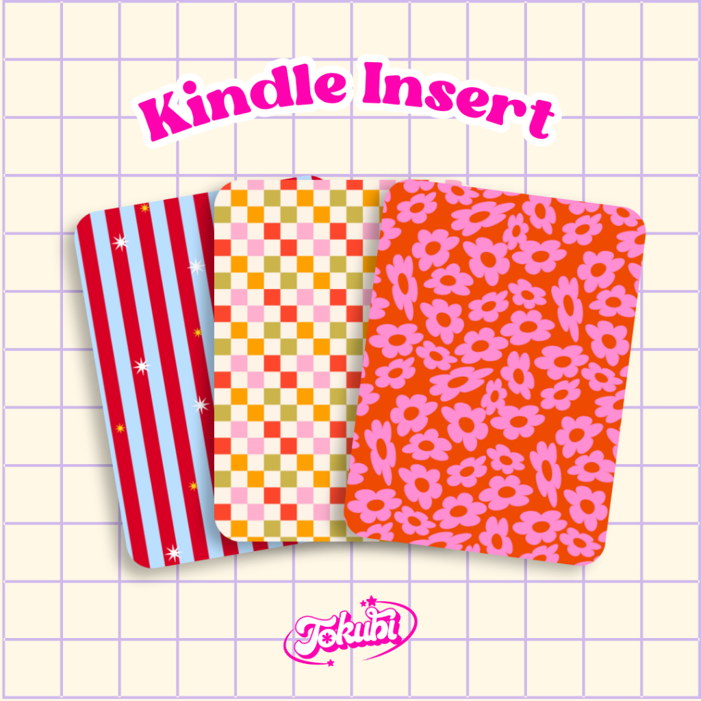 TOKUBI Kindle E-Reader Insert RETRO