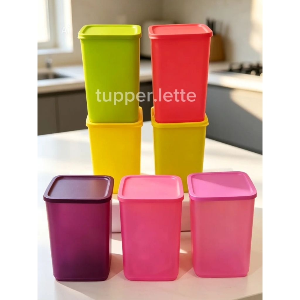 Tupperware Tall Large Summer Fresh 2.2L toples kue makanan serbaguna