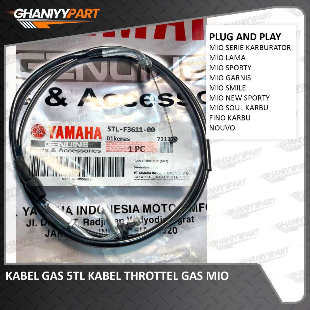 KABEL GAS MIO KARBU KABEL GAS MIO SPORTY MIO SMILE MIO SOUL KARBU KABEL GAS MIO GARNIS KABEL GAS MIO