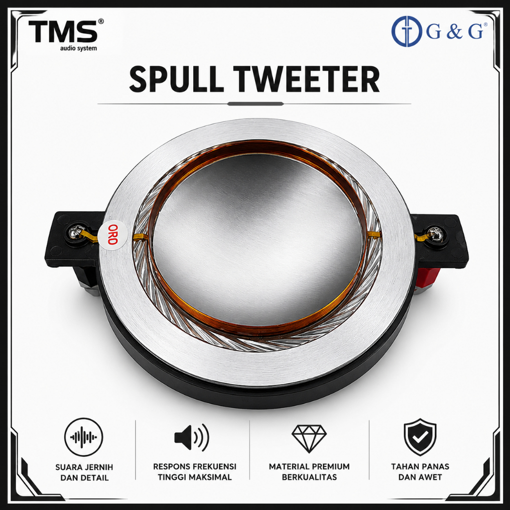 Spul Corong G&G Speaker Tweeter Spull 251 280 341 441 513 Bergaransi | TMS AUDIO