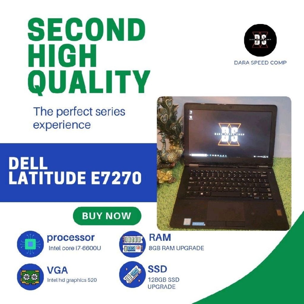 DELL LATITUDE E7270 i7-6600 / 8GB RAM / 128GB
