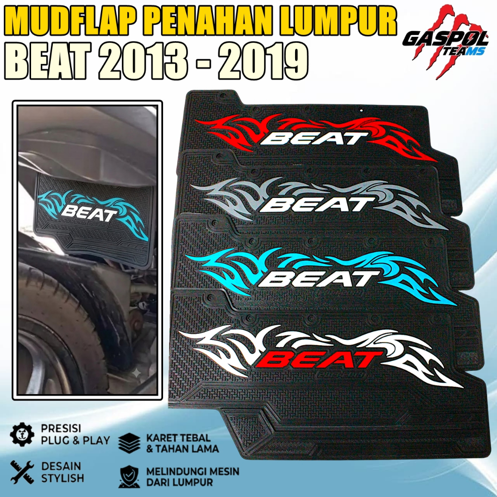 MUDFLAP BEAT OLD FI F1 ESP 2013 - 2019 MUDLAP MUD FLAP LAP  PENAHAN LUMPUR
