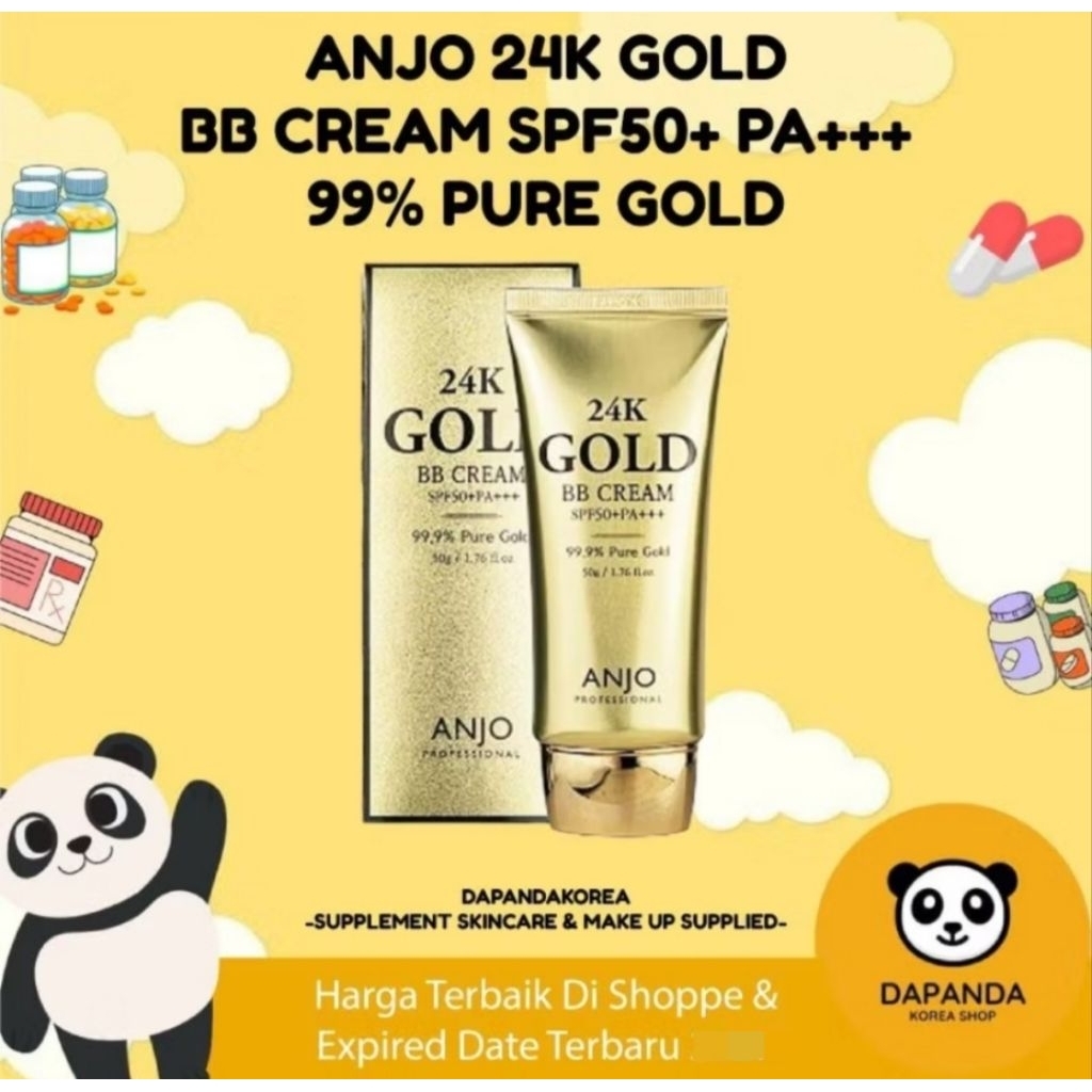 ED 2029[ANJO]BB CREAM GOLD ANJO 24K GOLD BB CREAM SPF 50 PA+++