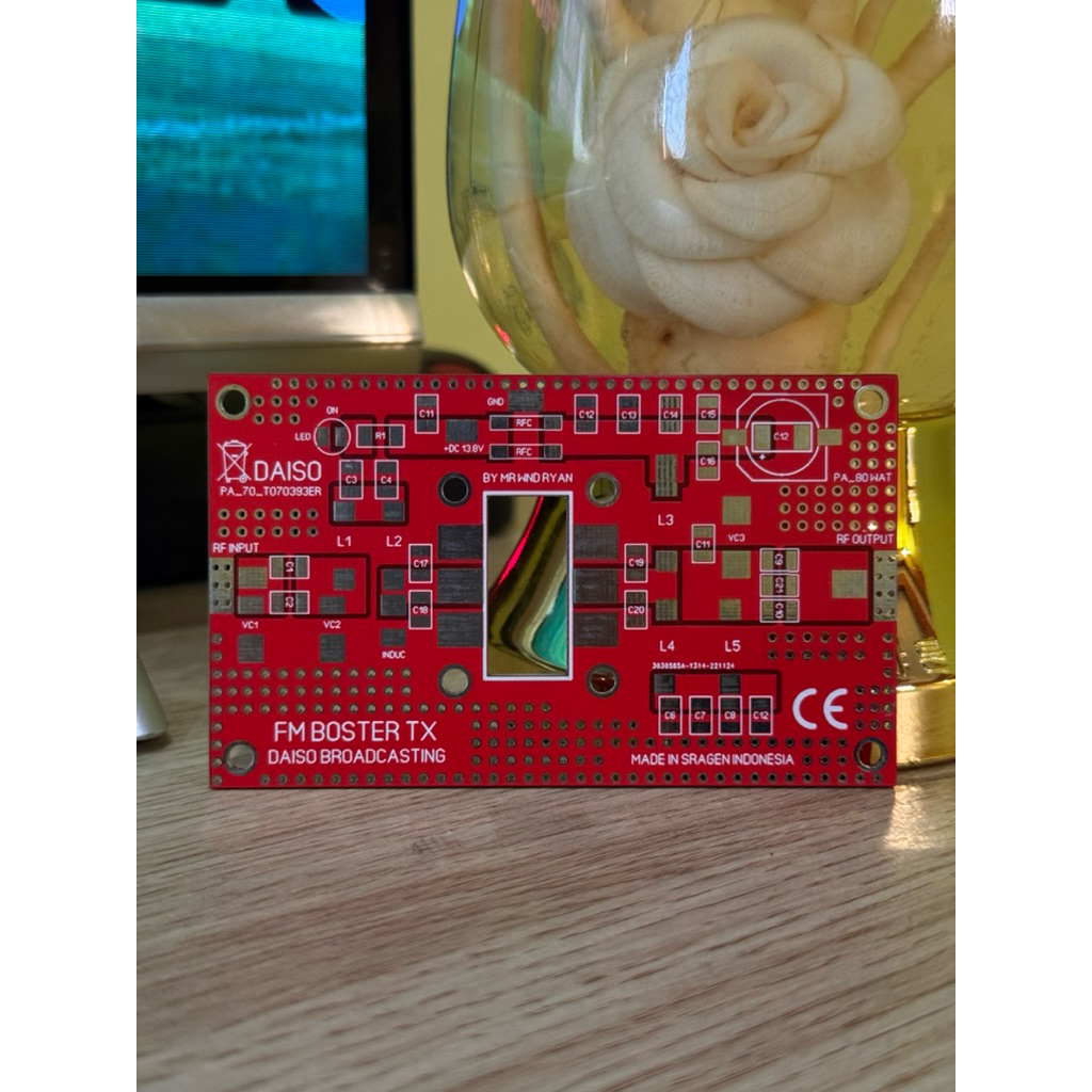 pcb pemancar fm/vhf 50/80 watt