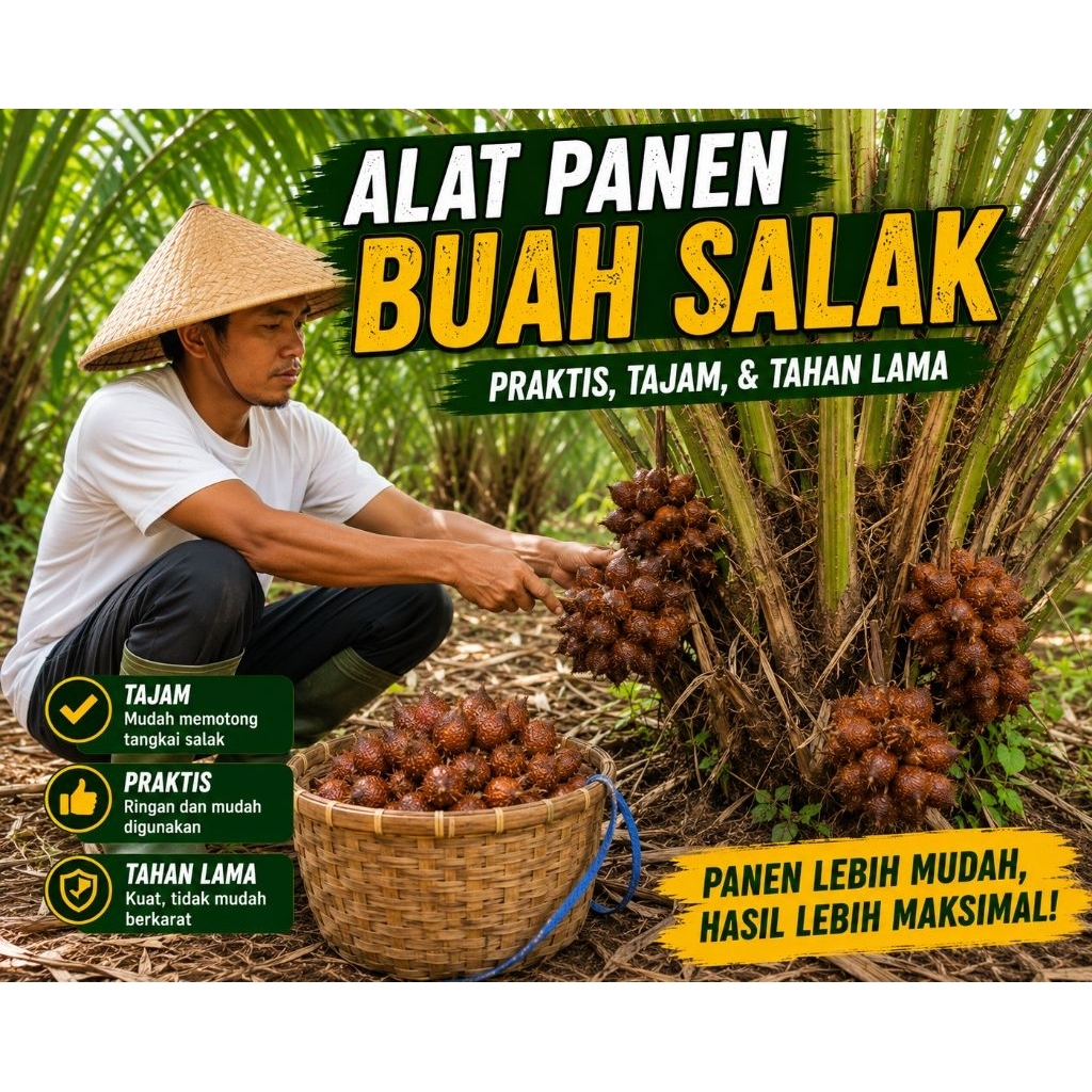 Ndorit Atau Candong/Arit Untuk Panen/Sadap Buah Salak