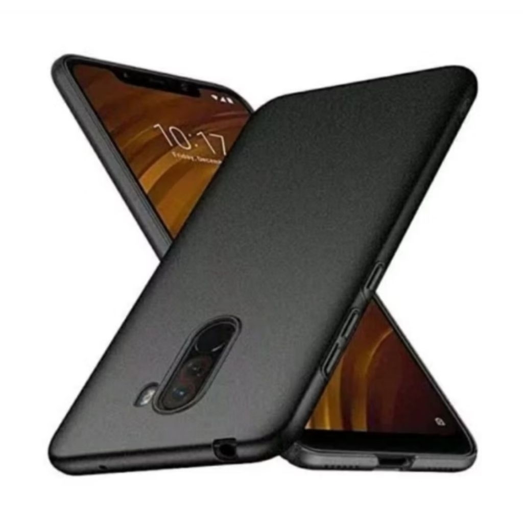 Case Xiaomi Pocophone F1 Softcase Premium Black Casing Hp Silikon Hitam