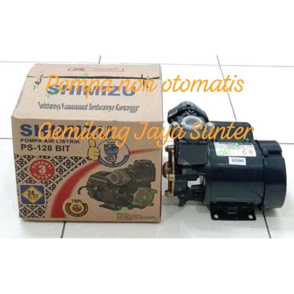 Pompa SHIMIZU Non OTOMATIS PS 128 BIT