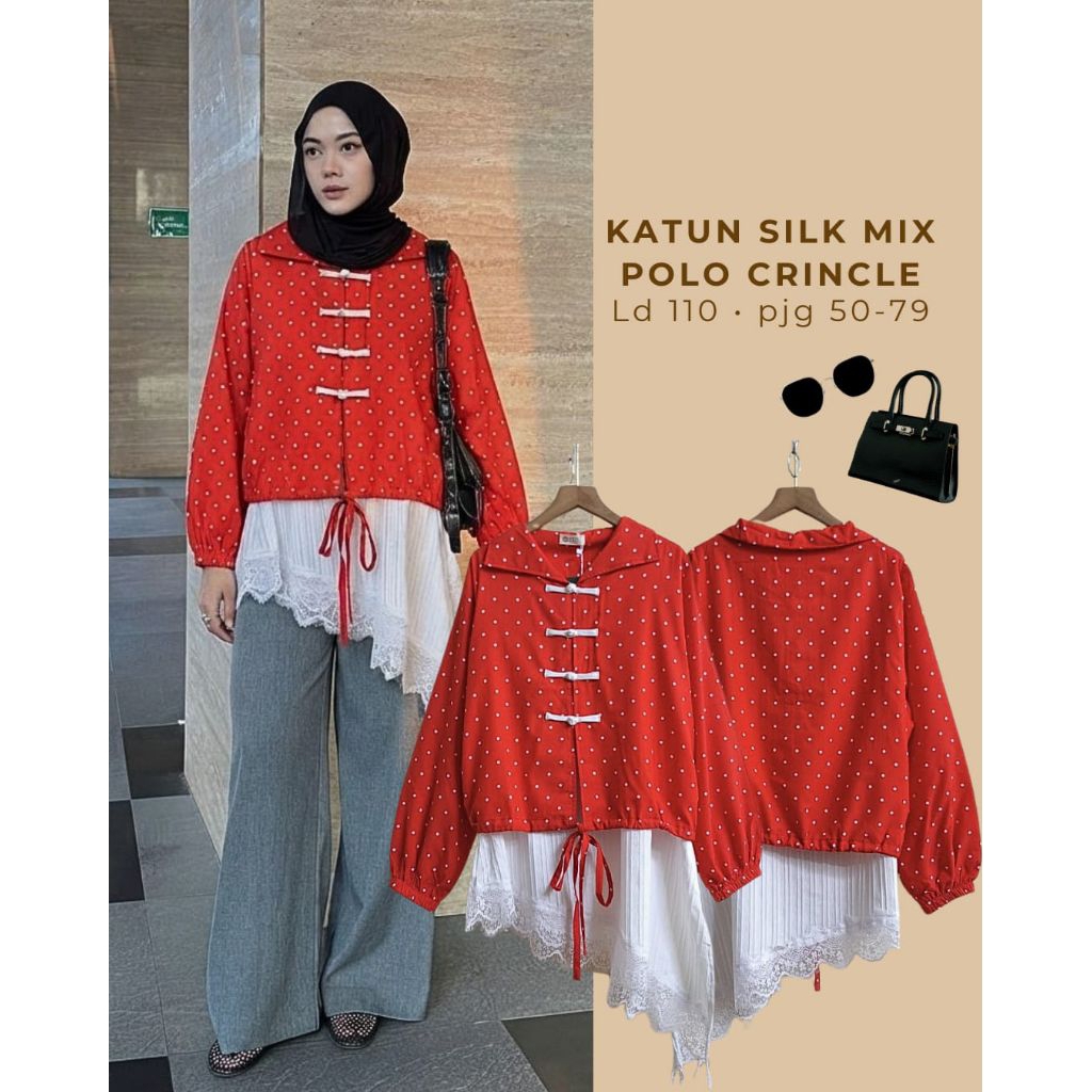 Tunik katun silk import